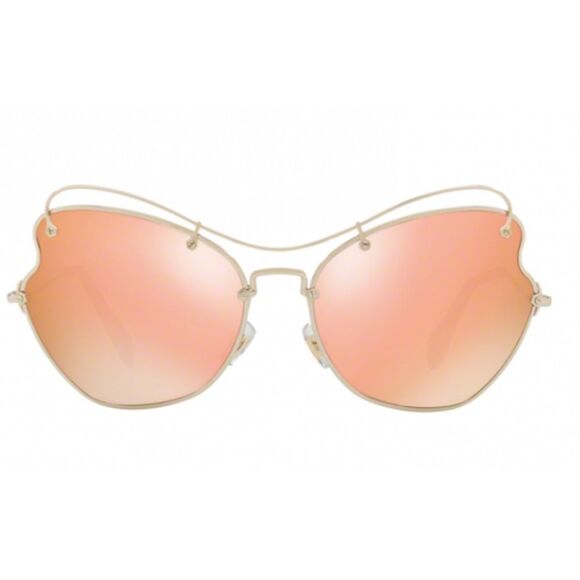 Miu Miu Sunglasses Pink/Gold Mirror - Picture 2 of 6